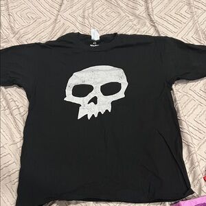 Disney Black Sid tee with White Skull Design